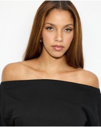 Dazie - Chill Vibes Off Shoulder Jumper