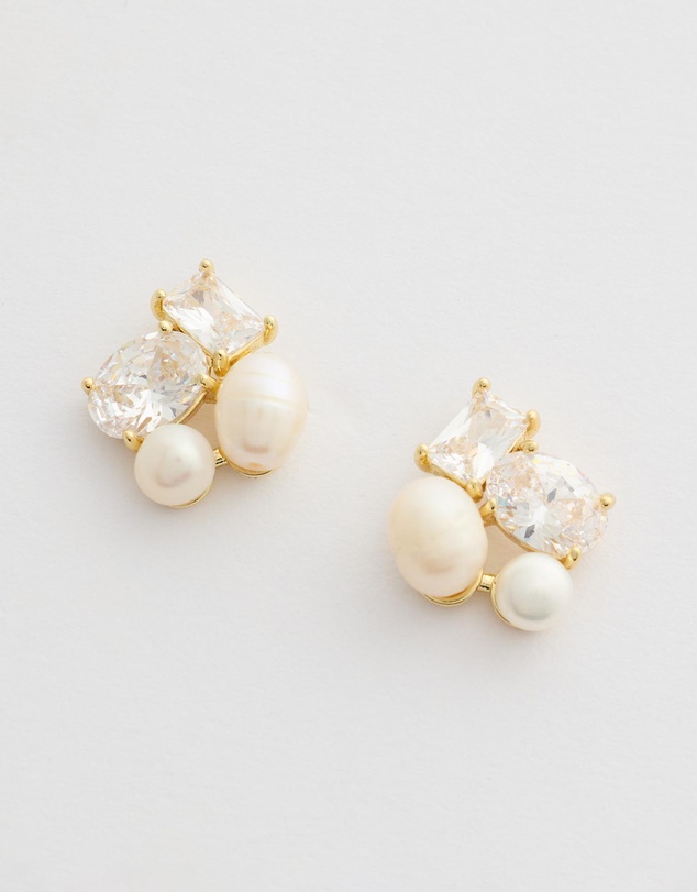 Moira Hughes - The White Label - Nehemia Pearl Earrings