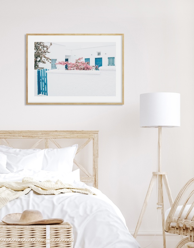 Olive et Oriel - Santorini In Spring Art Print