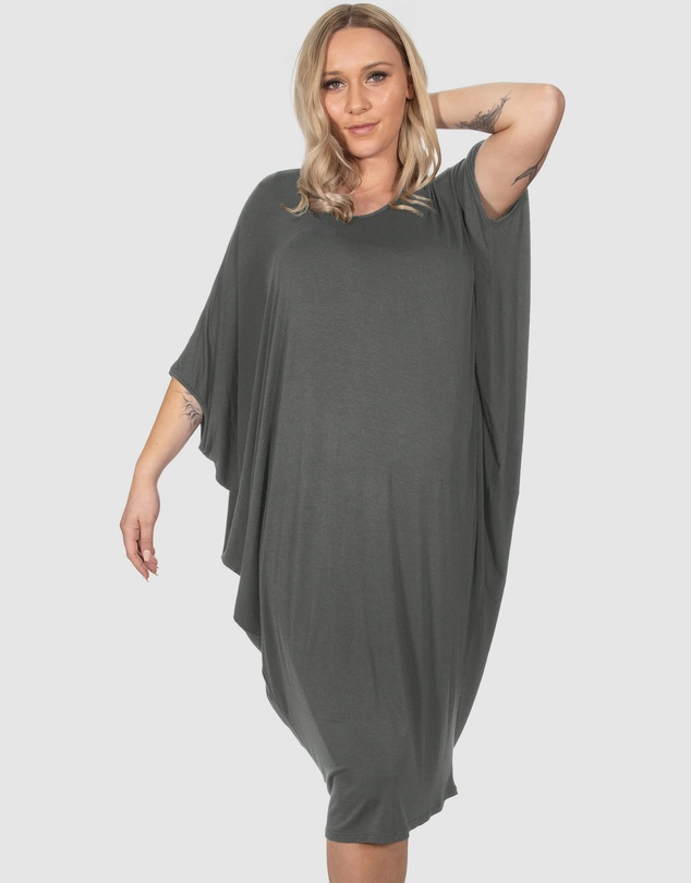 B Free Intimate Apparel - Maternity Bamboo V Neck Draped Dress