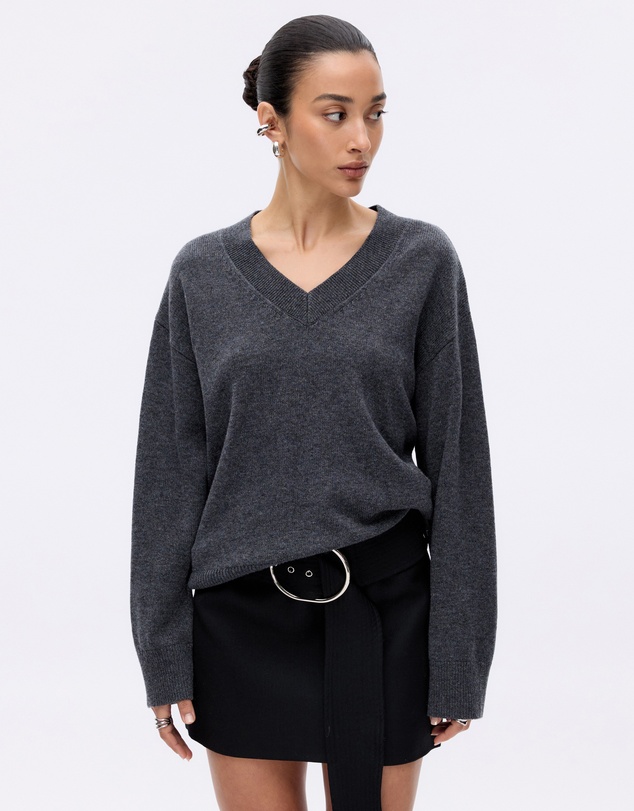 Minima Esenciales - Lorin Wool Cashmere V Neck