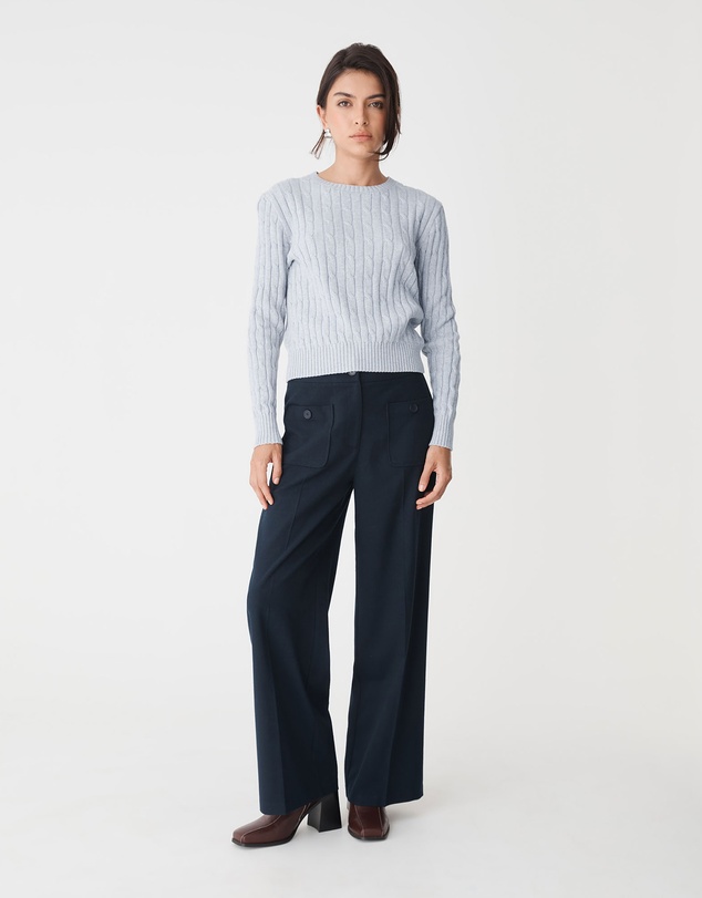 Forcast - Juanita Cotton Cable Knit