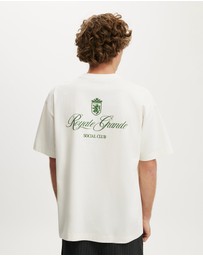 Cotton On - Box Fit Text T-Shirt