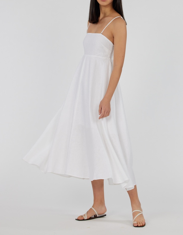 Amelius - Corinna Linen Midi Dress