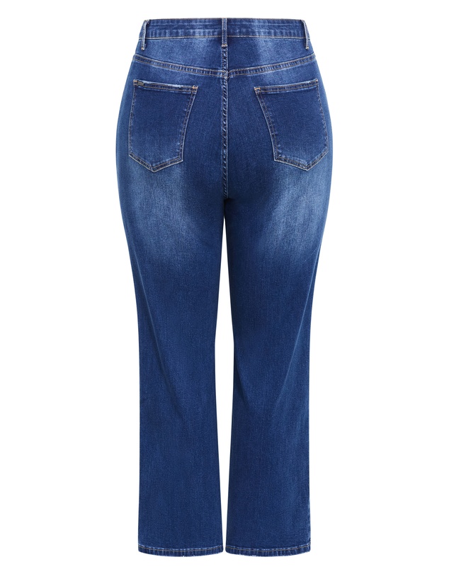 City Chic - Harley Fit Dani Straight Leg Jean