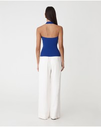 Forcast - Chantell Halter Knit Top