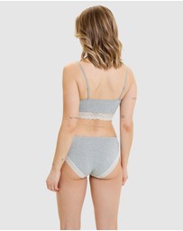 Billet Doux - Zen Dentelle Longline Wirefree Bralette with Lace