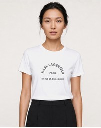 Karl Lagerfeld - Rue St-Guillaume Glitter T-Shirt