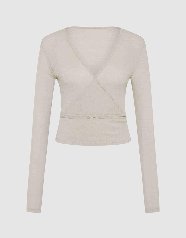 St. Agni - Baby Wool Wrap Top