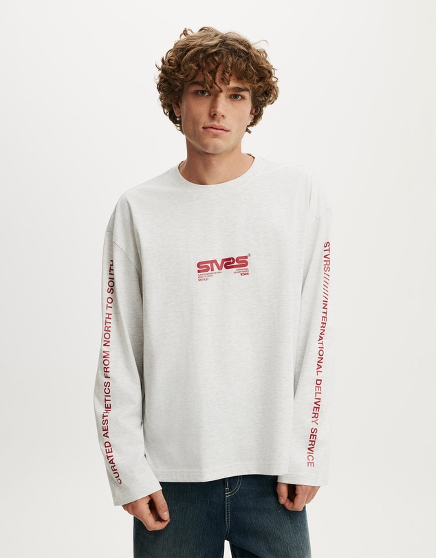 Cotton On - Regular Fit Graphic Ls T-Shirt