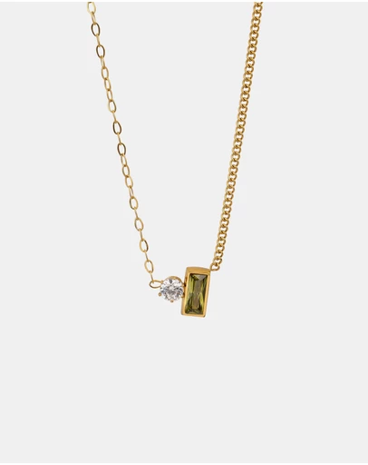 Zoe Olivia - Waterproof Aurora Dual Stone Necklace
