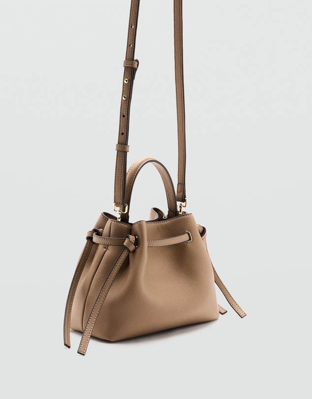 M.N.G - Faux-leather Bucket Handbag