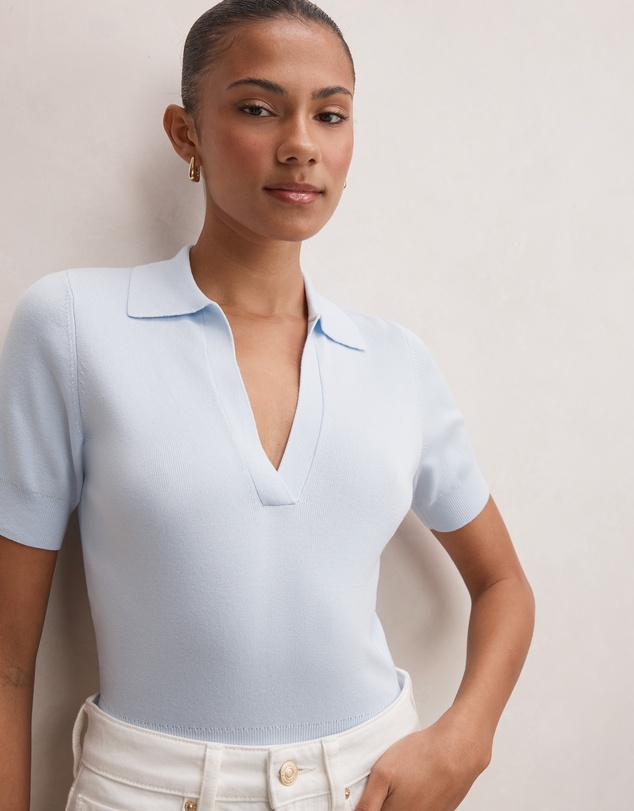 Forever New - Gia Knitted Polo Top