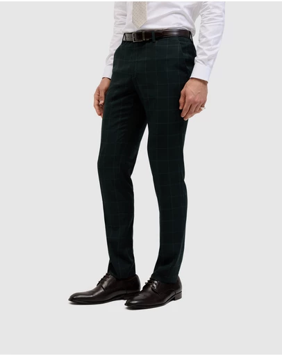 Politix - Baxter Windowpane Tailored Pant
