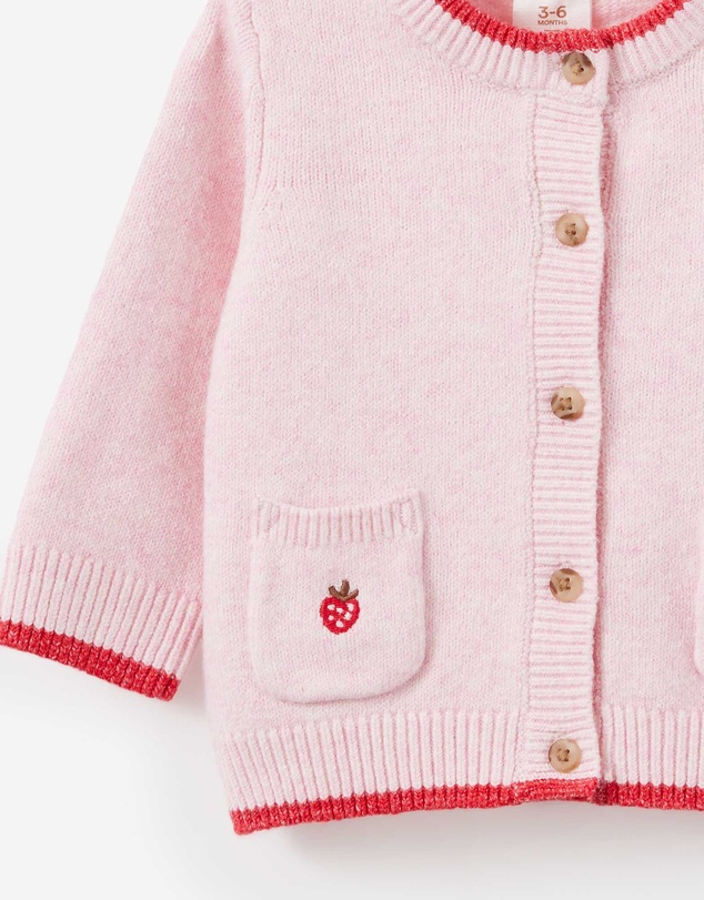 Cotton On Kids - Baby Organic Blend Knit Cardigan