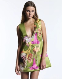 Muma World - Floral Canopy V Neck Electra