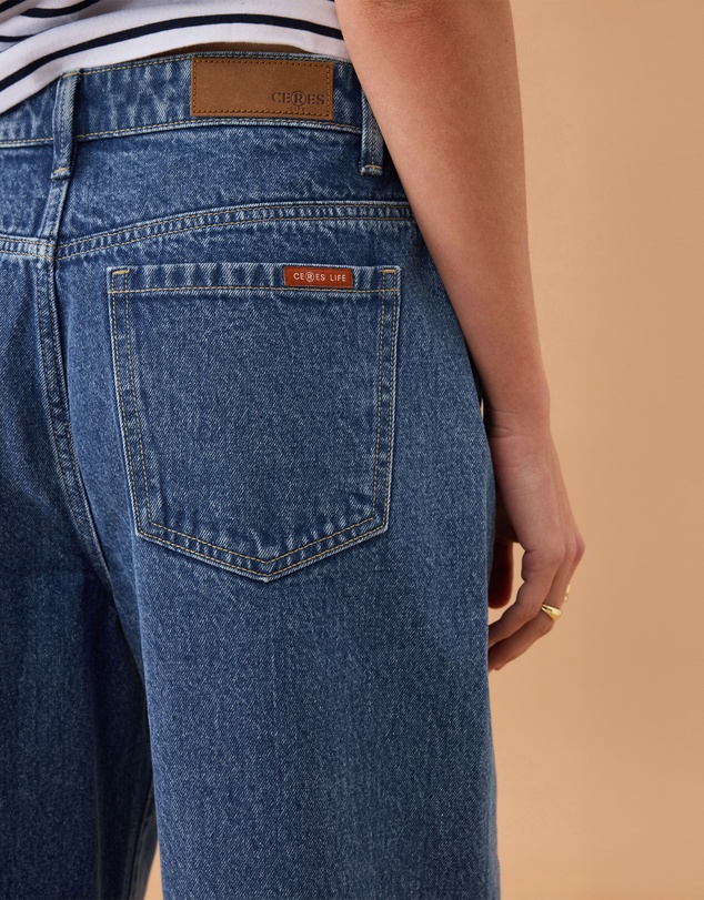 Ceres Life - Maggie Tapered Barrel Jean