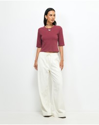 AERE - Odele Rib T-Shirt
