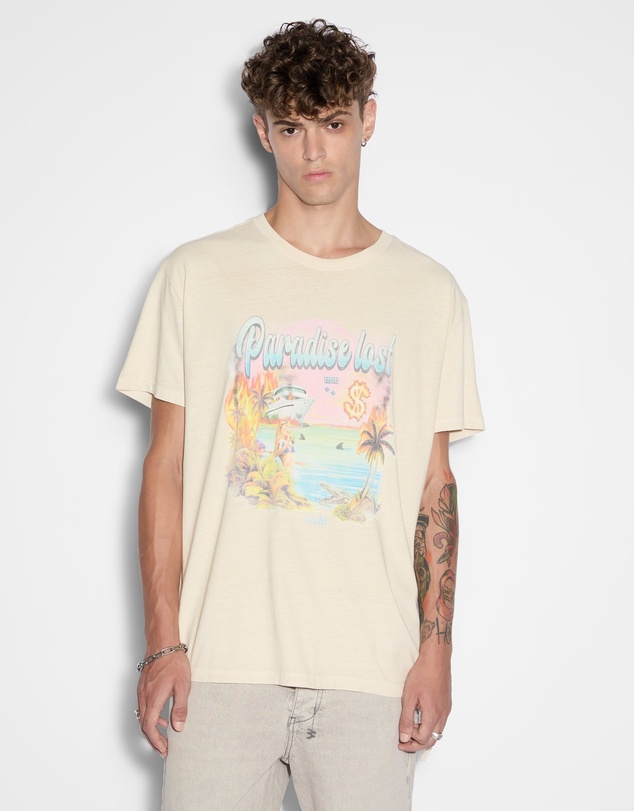 Ksubi - Paradise Biggie Ss Tee Dusty Desert