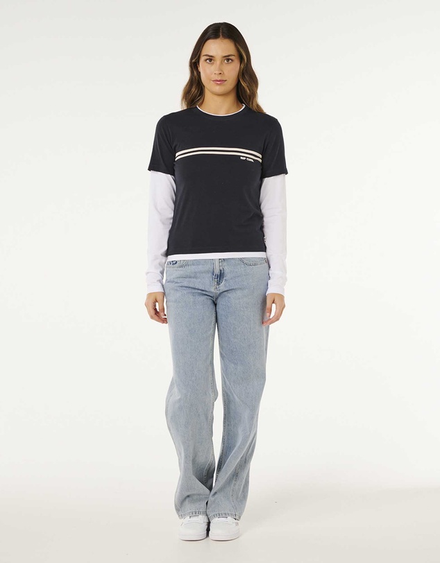 Rip Curl - Surf Revival Layered Long Sleeve Tee
