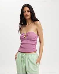 Cotton On - Metal Trim Knit Bandeau