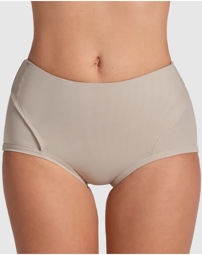 Leonisa - Firm Compression Adjustable Postpartum Belly Wrap Brief
