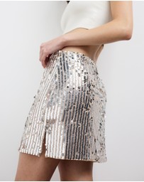 ROTATE - Sequin Mini Skirt