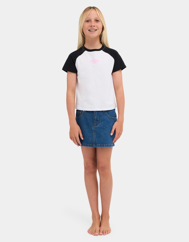 Roxy - Girls 8 to 16 Backslider Mini Denim Skirt