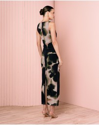 Azzurielle - Mohini Maxi Mesh Dress