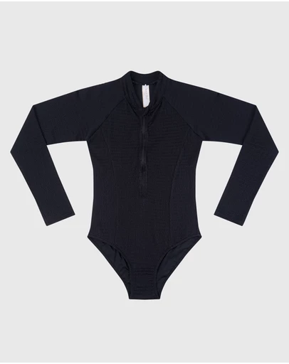 Aqua Blu Kids - Stepping Stones Long Sleeve One Piece - Teens