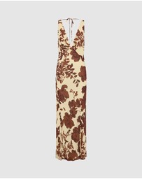 Shona Joy - Noa Plunged Maxi Dress