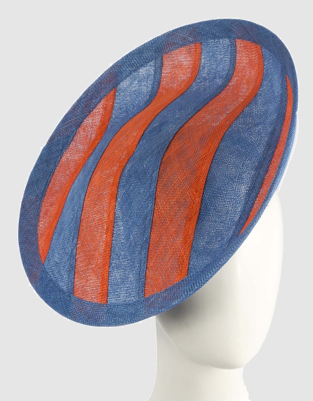 Max Alexander - Large Multicolor Plate Racing Fascinator Racing Fascinator