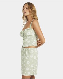 Roxy - Womens Blossom Bias Mini Skirt