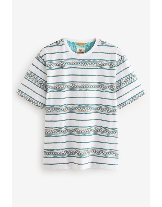 NEXT - Textured Stripe T-Shirt