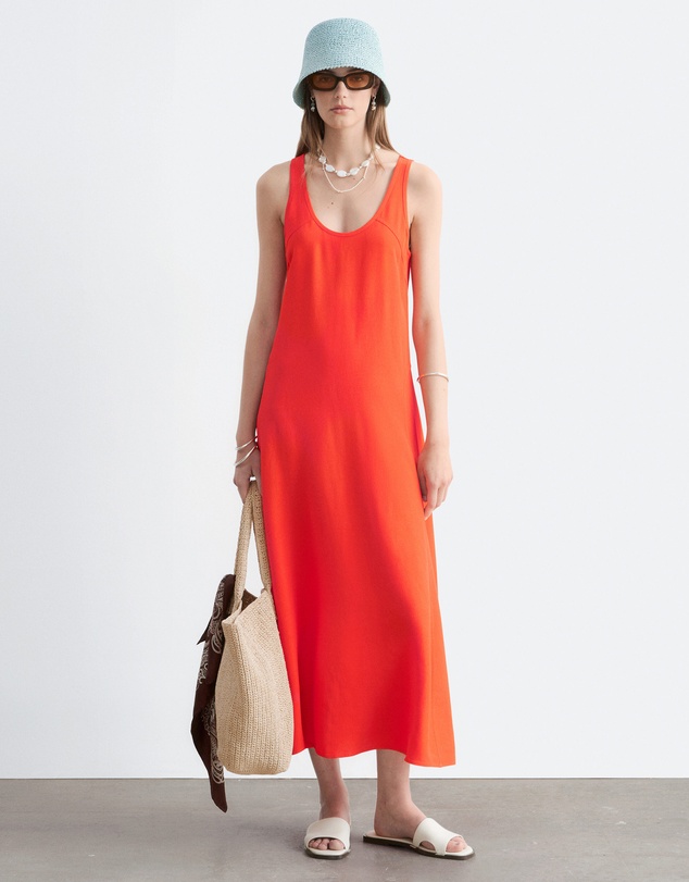 & Other Stories - Scoop-Neck Midi Dress