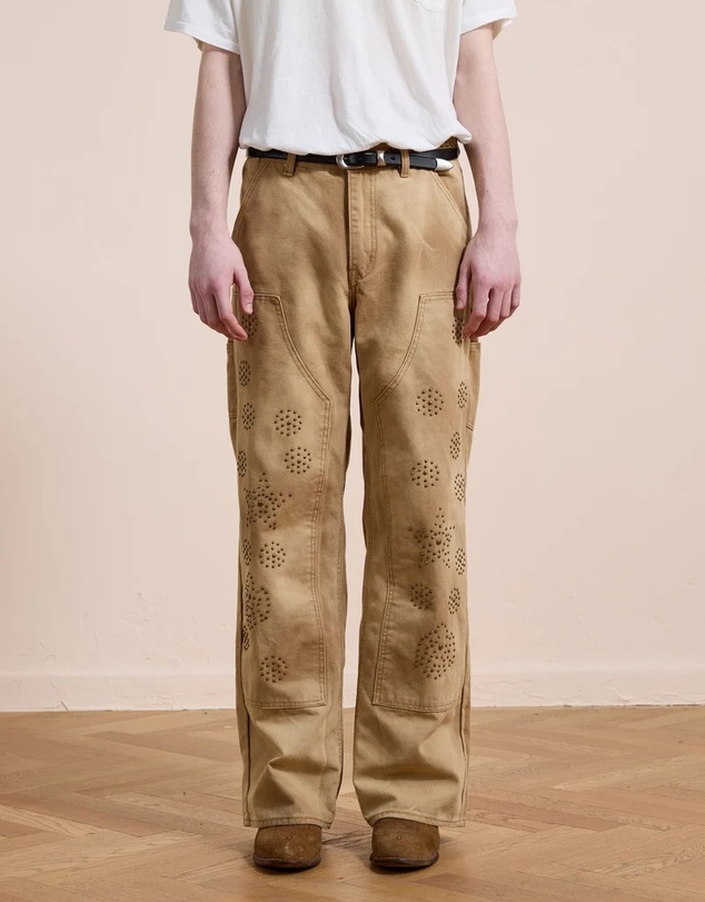 Found - Canvas Studded Work Pants