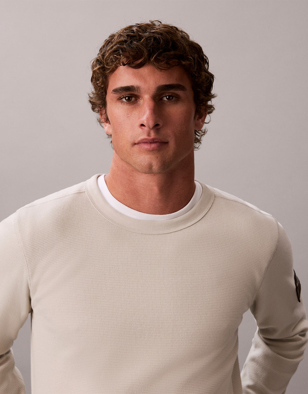 Calvin Klein Jeans - Long Sleeve Waffle T-Shirt