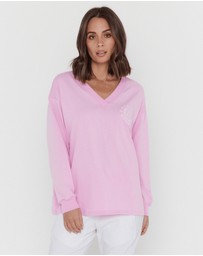 ALEXANDRA - Jossy Long Sleeve Top Pink