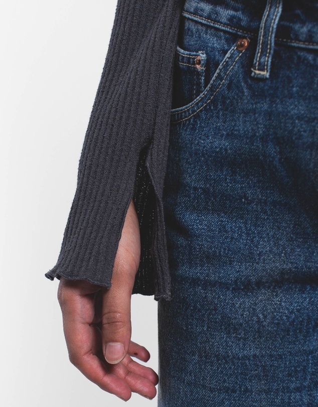 Dr Denim - Erica Button Rib Top