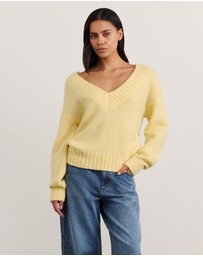 Jag - Lily V Neck Knit