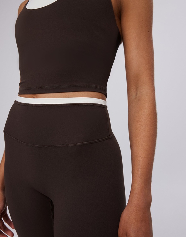 Upstate - Air Sculpt Contrast 7/8 Tight - Espresso