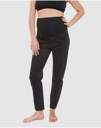 Ripe Maternity - Hunter Over Bump Crop Jean