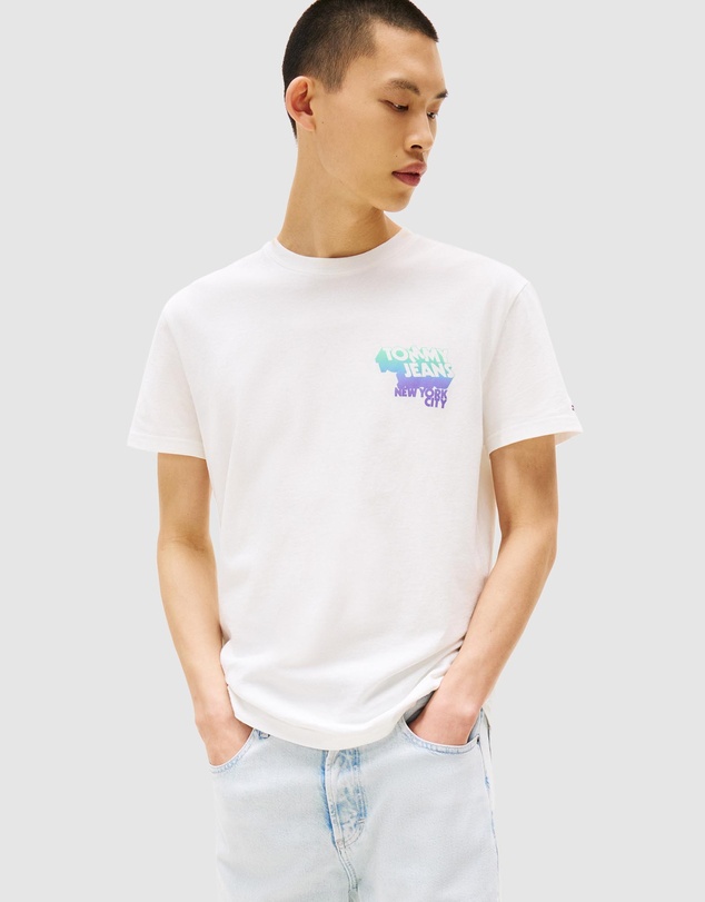 Tommy Jeans - Stack Logo Back Graphic T-Shirt - ICONIC EXCLUSIVE