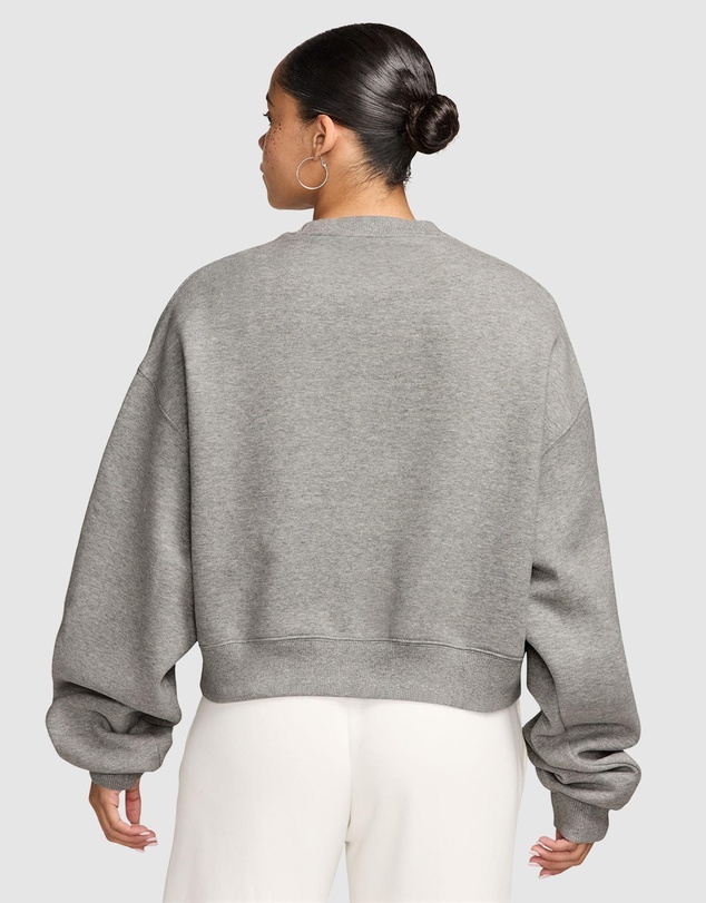 Nike - Nike Studio Fleece Oversized Cropped Crew Sweat