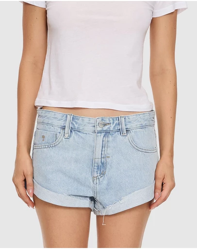 Thrills - Remi Rolled Low-Rise Baggy Shorts