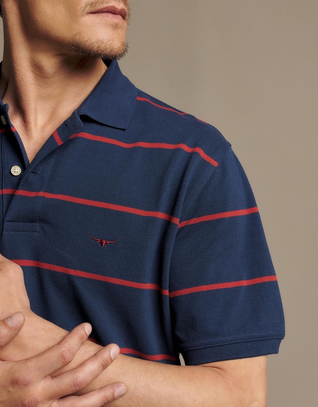 R.M.Williams - Ashfield Stripe Polo