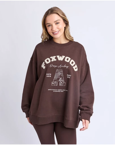 Foxwood - Bandana Oversized Crew Coffee