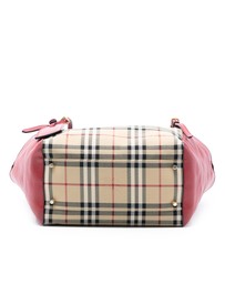 Pre-Loved by Azura Reborn - Pre-Loved Small Haymarket Check Canvas and Leather Canterbury Tote