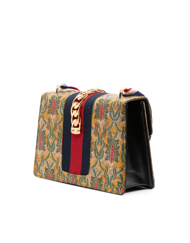 Pre-Loved by Azura Reborn - Pre-Loved Small Canvas Brocade Sylvie Satchel