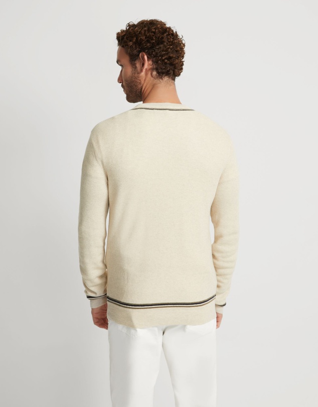 Oxford - Bruno Cashmere Blend V-Neck Top